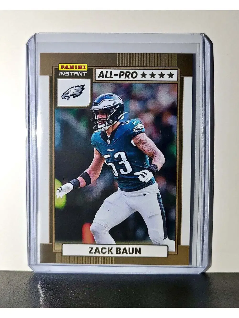 Zack Baun 2024 All-Pro Panini NFL #17 Football Card Philadelphia Eagles 1 of 101